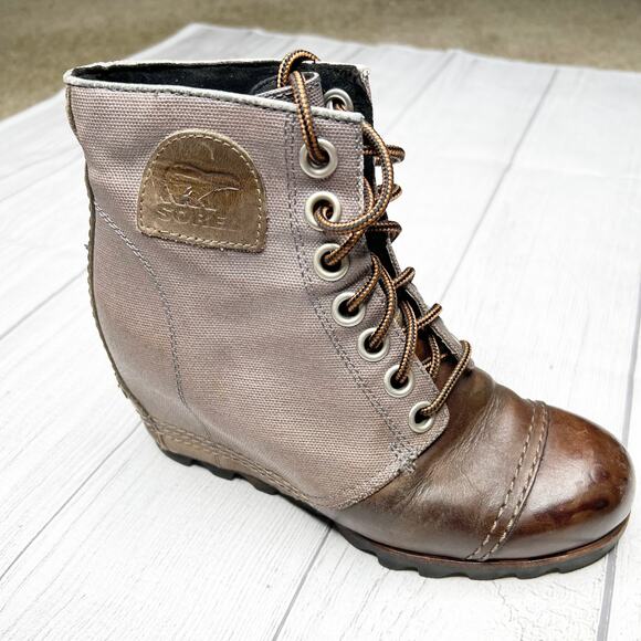 Sorel 1964 Premium Wedge Boot Women's Size 6 Heeled Casual Booties - Picture 4 of 11